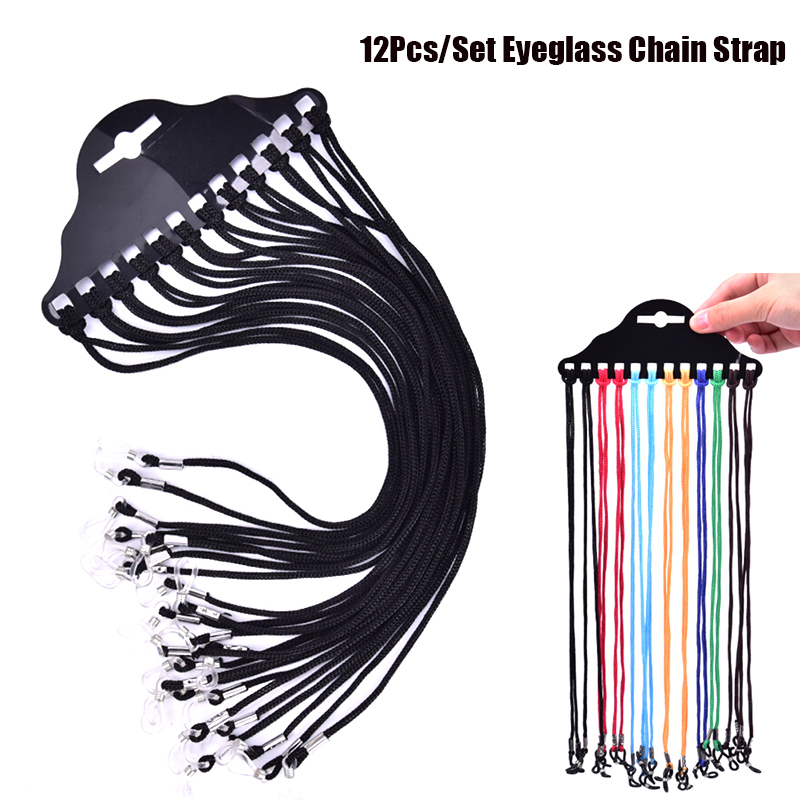 Sunglass Retainer Cord - 12/24/36PCS Tali Kacamata Multicolor, Tali Gantung