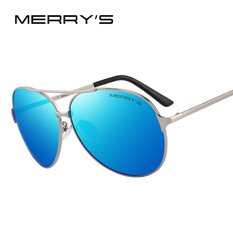 Sunglasses Aviator Polarized - Merrys Desain Pria/Wanita Klasik Aviation Terpolarisasi