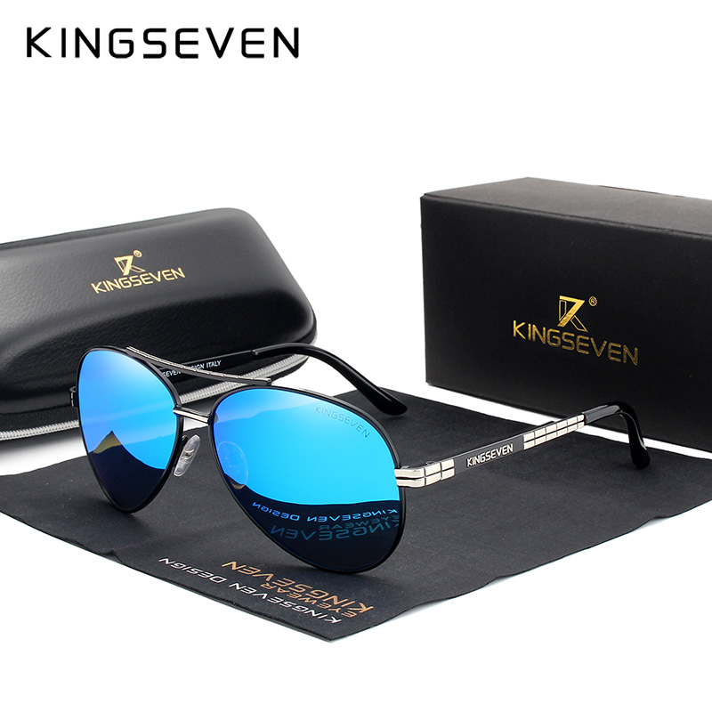 Sunglasses Aviator Polarized - KINGSEVEN kacamata hitam polarisasi pria, desain