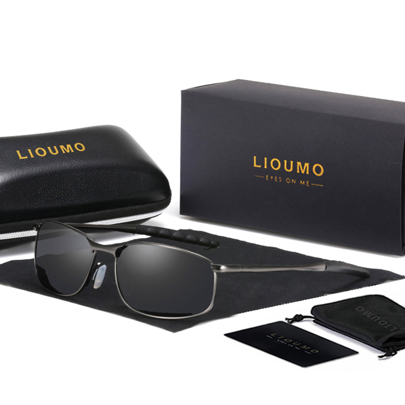 Sunglasses Aviator Polarized - Lioumo Merek Desain Penerbangan Baru Pria