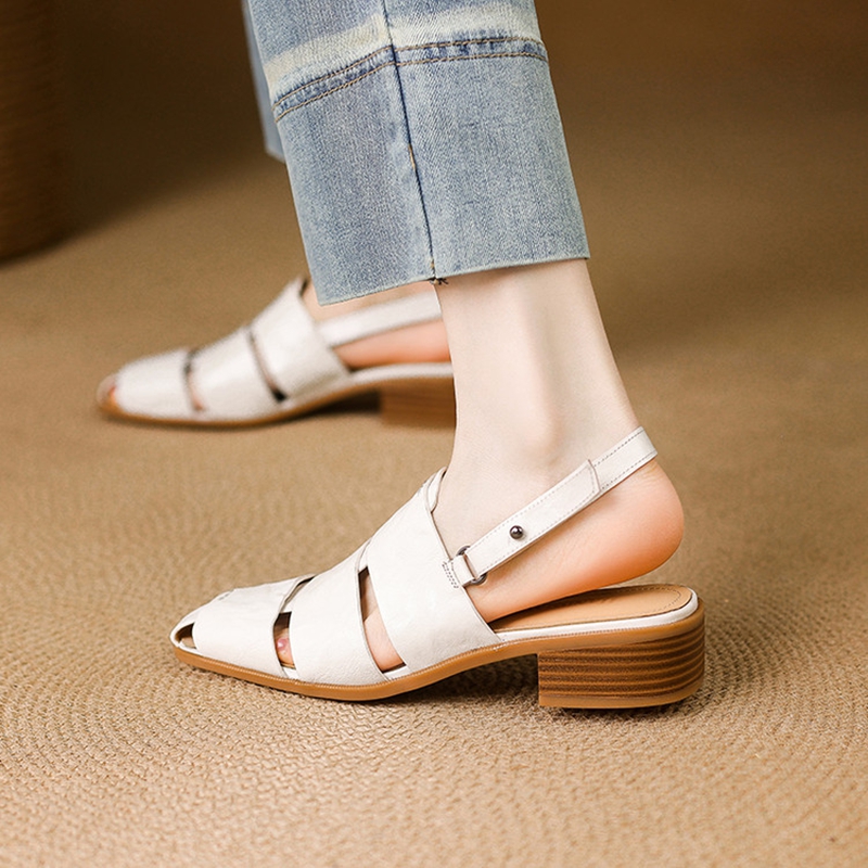 Sandal Wanita Musim Panas Baru - Casual Sandal Leather ulasan dan harga