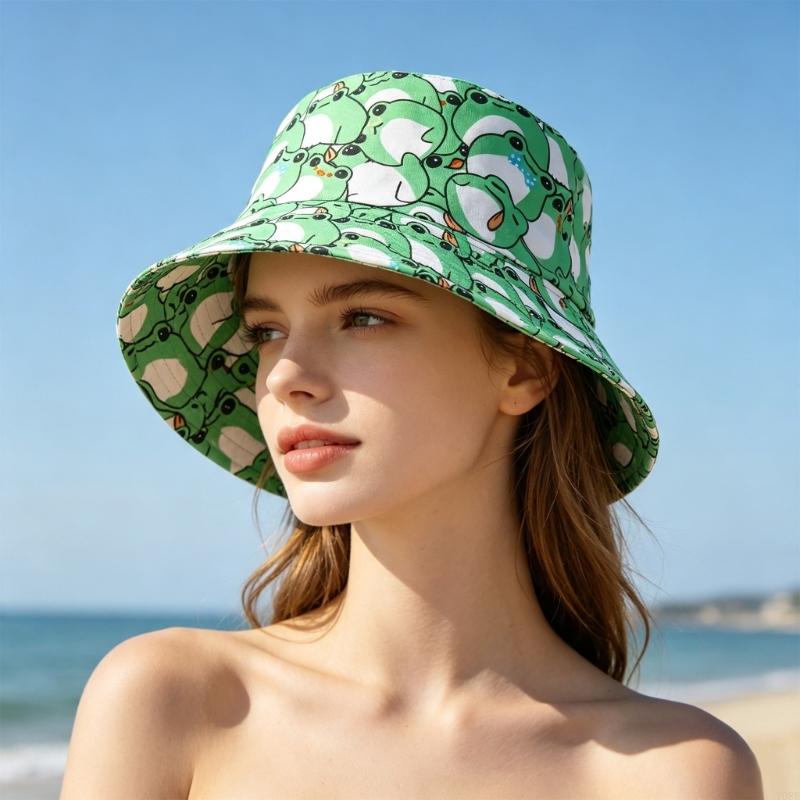 Topi Cetak Katak yang Dapat Di - Packable Hat Nylon ulasan dan harga