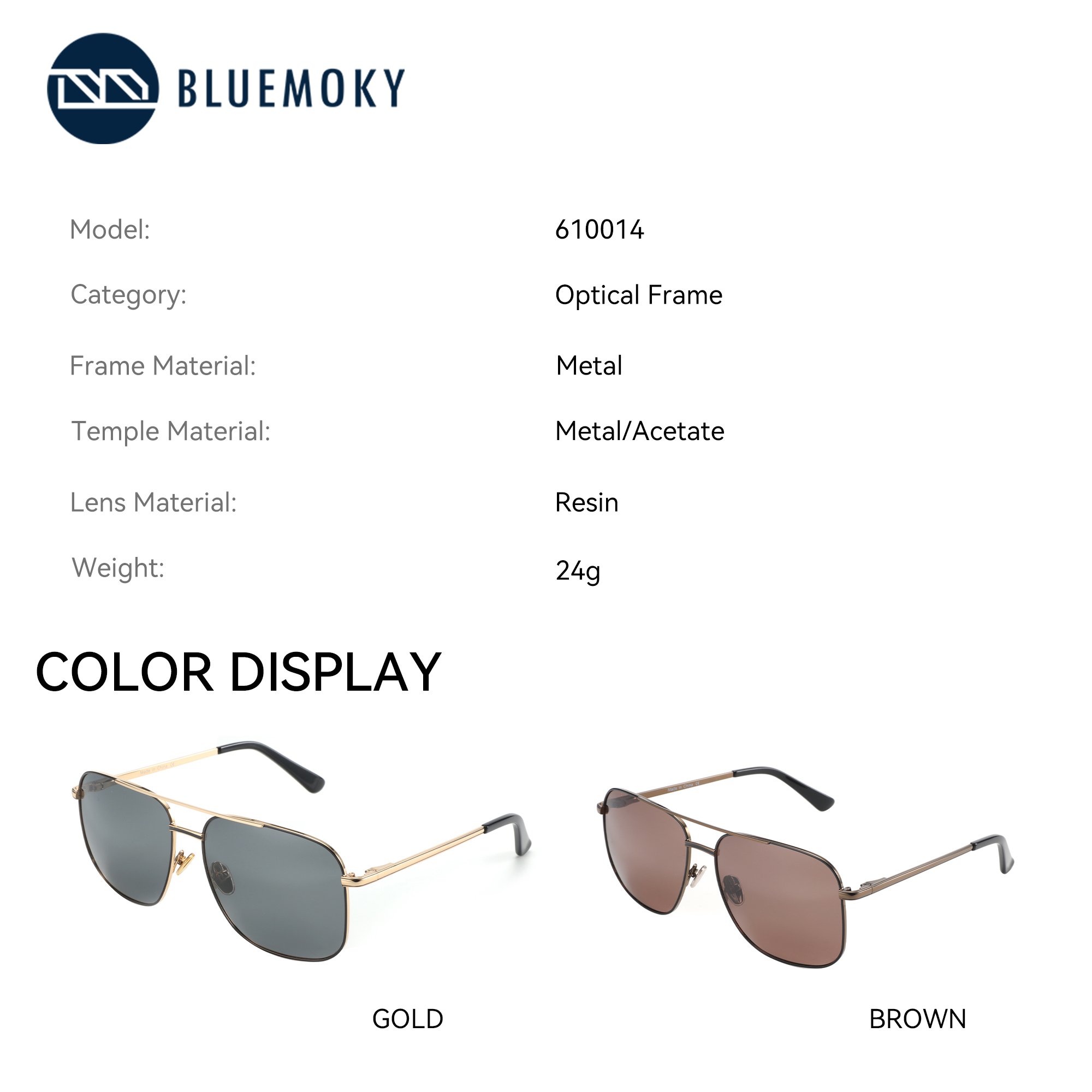 BLUEMOKY Kacamata Hitam Resep  - Sunglasses Aviator Polarized ulasan dan harga